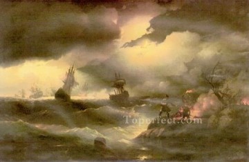 Landscapes Painting - Ivan Aivazovsky peter seascape